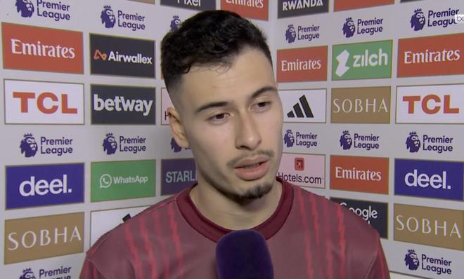 马丁内利：我想进球也想助攻，我想帮助阿森纳赢得冠军