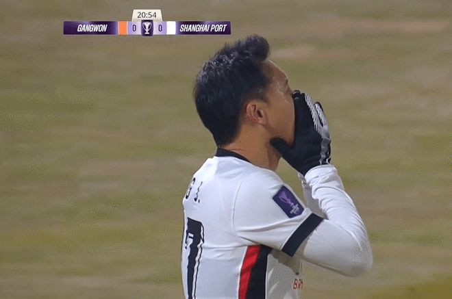 亚冠-上海海港0-0闷平江原 继续垫底+提前一轮出局