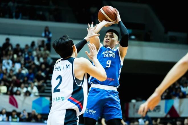 世预赛-中国台北男篮战胜韩国 陈盈骏13+5+4