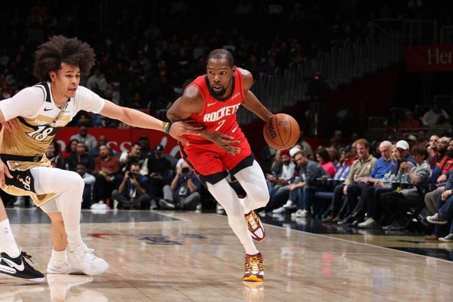 杜兰特30+7火箭双杀奇才 申京32+12谢泼德19+7+10+6生涯新高