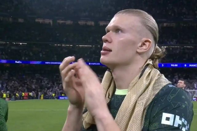 巴尔韦德戴帽曼城0比3惨败皇马，哈兰德全场零射正，姆巴佩笑了