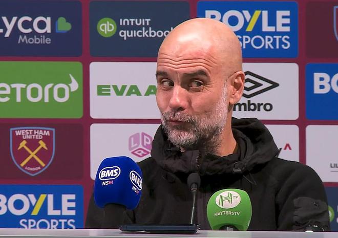 哈兰德伤到敏感部位?瓜帅:我希望他的妻子今晚会高兴