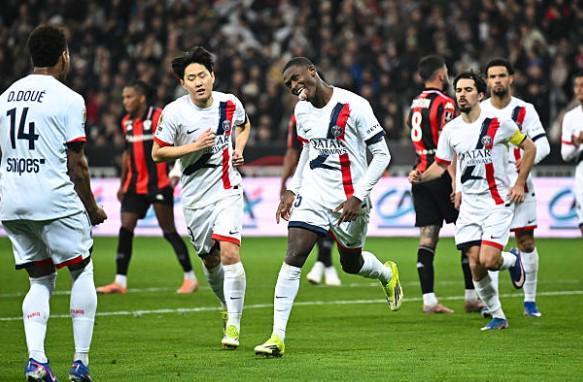 努诺-门德斯本赛季代表巴黎34场打进6球，创生涯单赛季新高