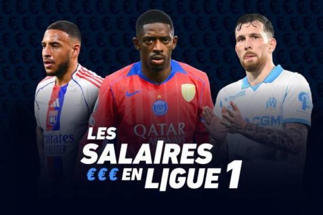 法甲薪资榜：登贝莱打工皇帝，巴黎16人霸榜前20