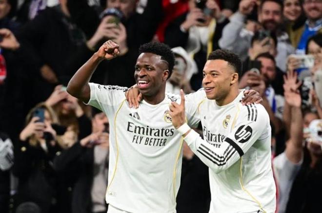 西甲球员月薪Top5：姆巴佩、维尼修斯267万欧并列第一