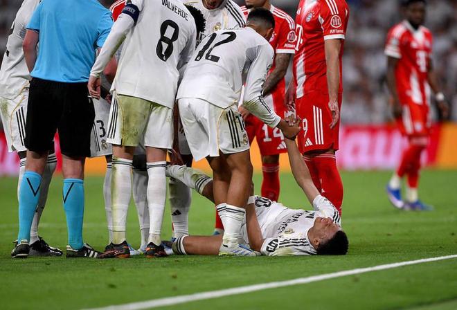 争议！姆巴佩被蹬踏染血 皇马官方暴怒：拜仁中卫逃红 1-2不公平