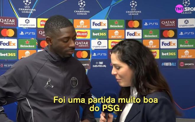 登贝莱：巴黎就像一个大家庭，打进欧冠半决赛后大家特别高兴