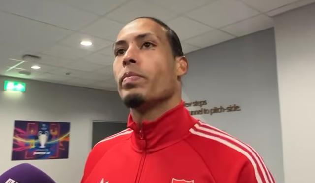 范戴克：从两场比赛的整体表现来看，巴黎理应晋级欧冠四强