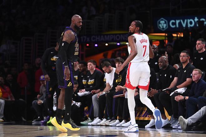 湖人擒火箭2-0 詹姆斯28+8+7斯玛特爆发KD复出23分