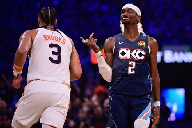 亚历山大37+5+9 雷霆再胜太阳2-0