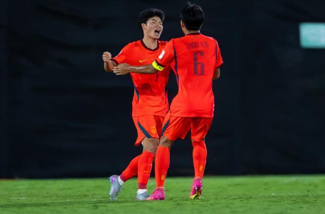 U17亚洲杯-万项破门 中国队3比1逆转沙特晋级四强