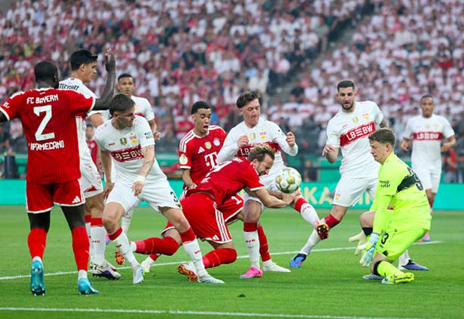 凯恩帽子戏法 拜仁3-0夺德国杯冠军