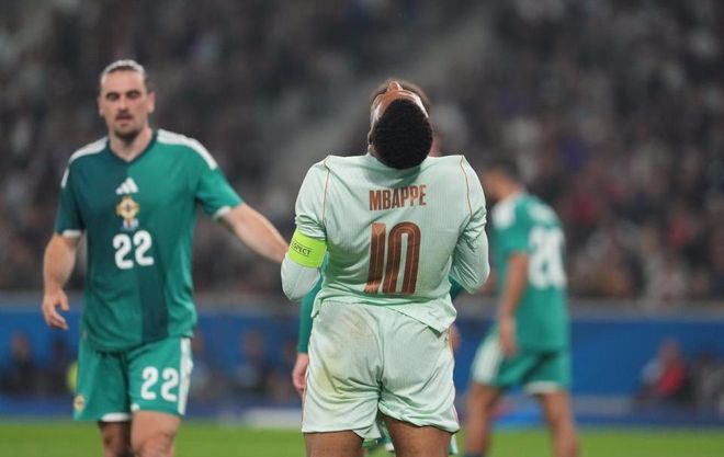 法国锋线最弱1环?27岁姆巴佩6射0正+2次吐饼 携3场球荒赴世界杯